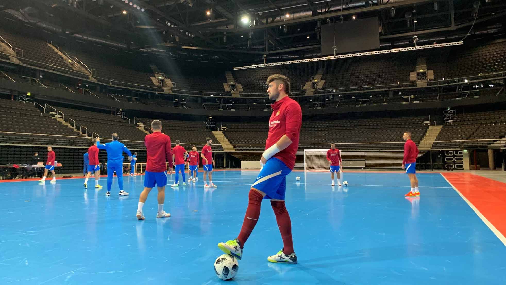 El Barça ya se ha entrenado en la impresionante sede de la Ronda Principal