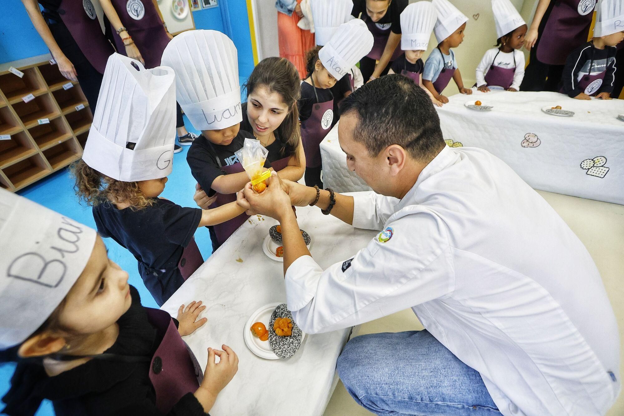'Minichefs' en el colegio Los Verodes de Santa Cruz.
