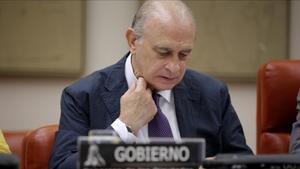 Jorge Fernández Díaz, durante una intervención en el Congreso de los Diputados.