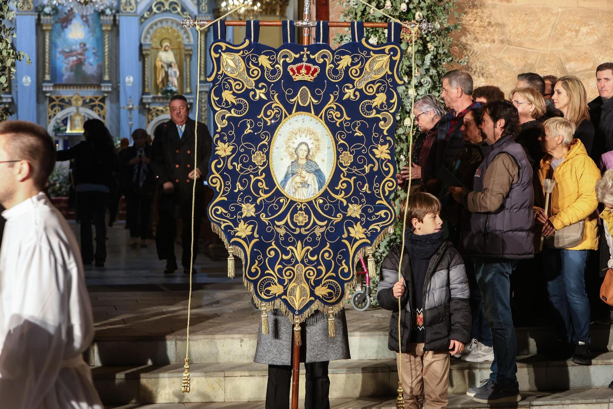Procesión misa y procesión de la festividad de la Purísima 2023 en Torrevieja