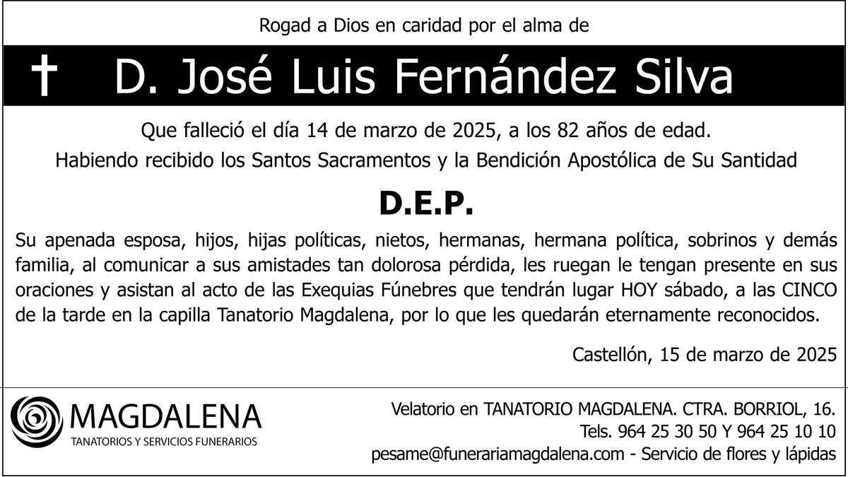 D. José Luis Fernández Silva