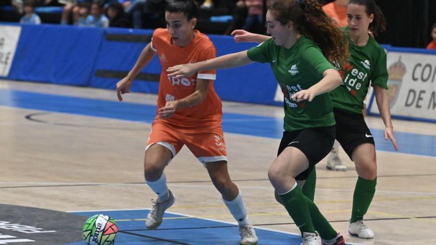 Convincente triunfo del Marín Futsal en Barcelona