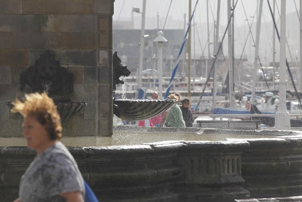 Viento en Gijón