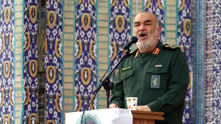 Huseín Salamí, el líder de la Guardia Revolucionaria iraní muerto en el ataque de Israel de este viernes.