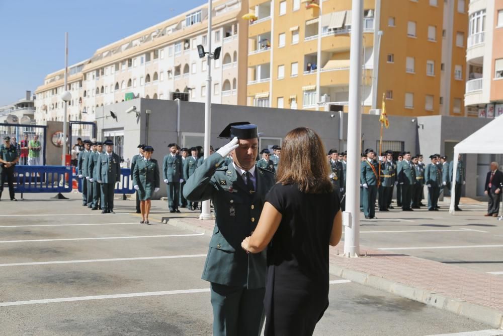 Misa y acto castrense en el cuertel de la Compañía de la Guardia Civil de Torrevieja y la Vega Baja el día de la Virgen del Pilar