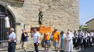 Alcañices renueva su devoción al patrón, San Roque, con una misa y la procesión