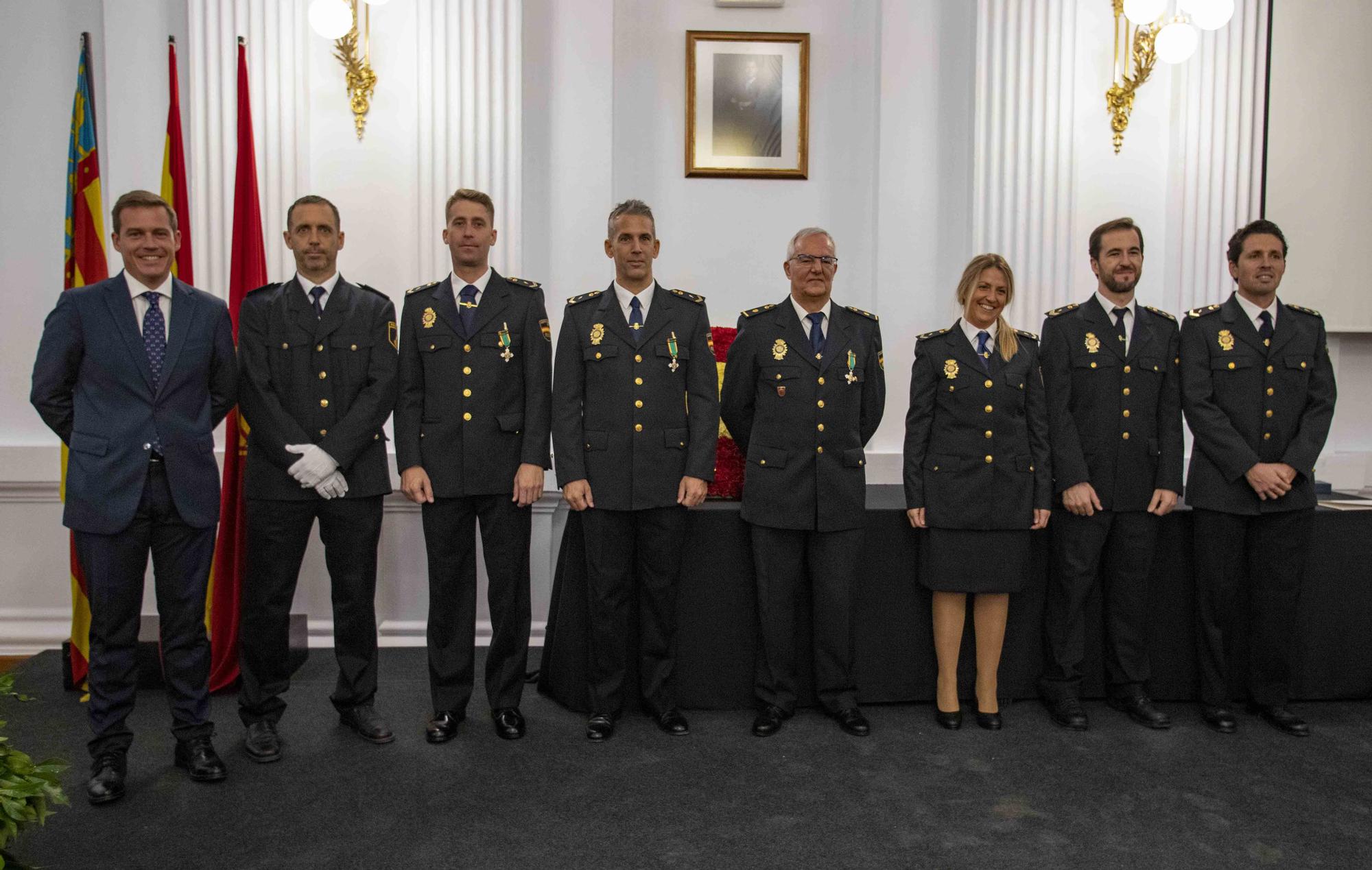 La Policía Nacional celebra en Xàtiva el acto tradicional de los santos custodios