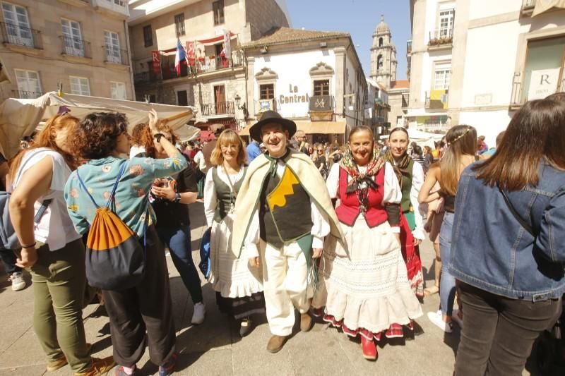 Reconquista 2019 | Las calles de Vigo se animan ya desde bien temprano. // R. Grobas