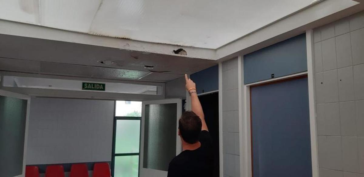 El temporal ha afectado al Hospital Vega Baja.
