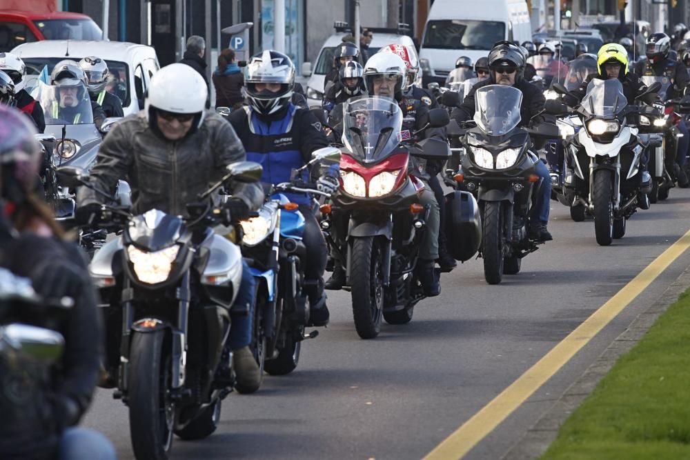 Despedida a José Julio Heres, "Chinorris", el motorista fallecido en la autopista "Y"