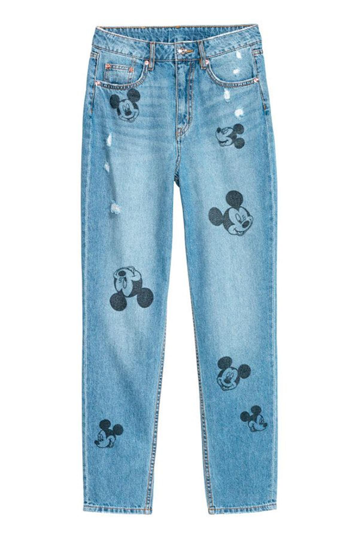 Vaquero con estampado de Mickey Mouse de H&amp;M