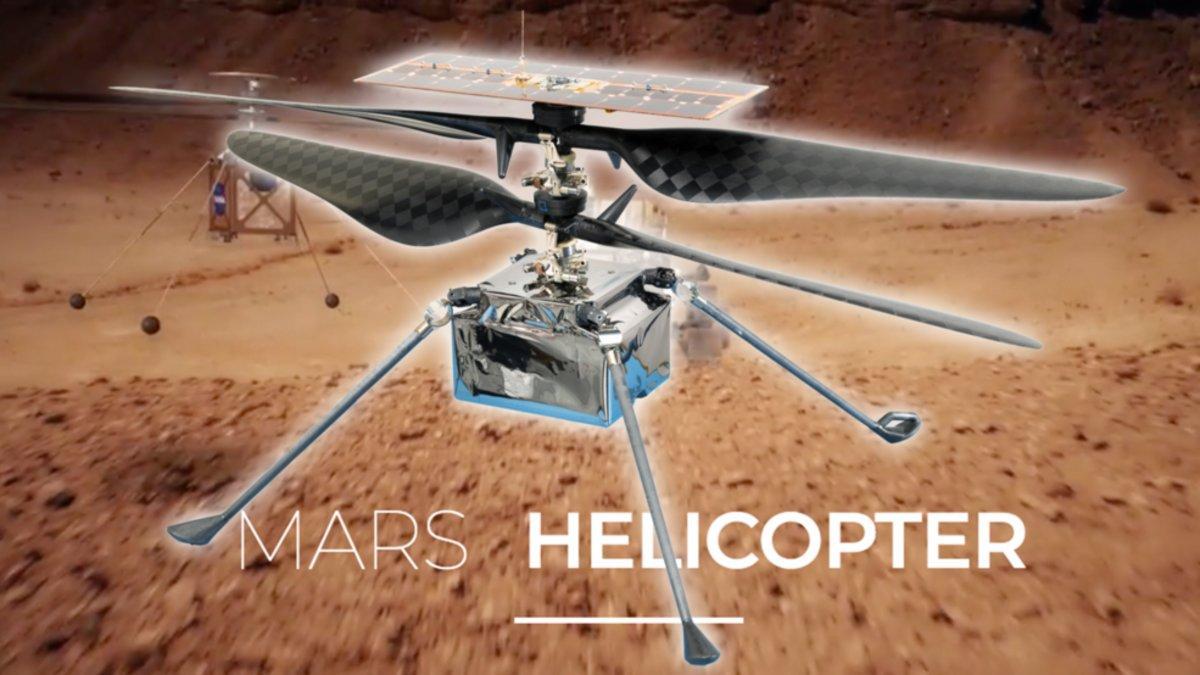 El helicóptero &quot;Ingenuity&quot; que viajará a Marte