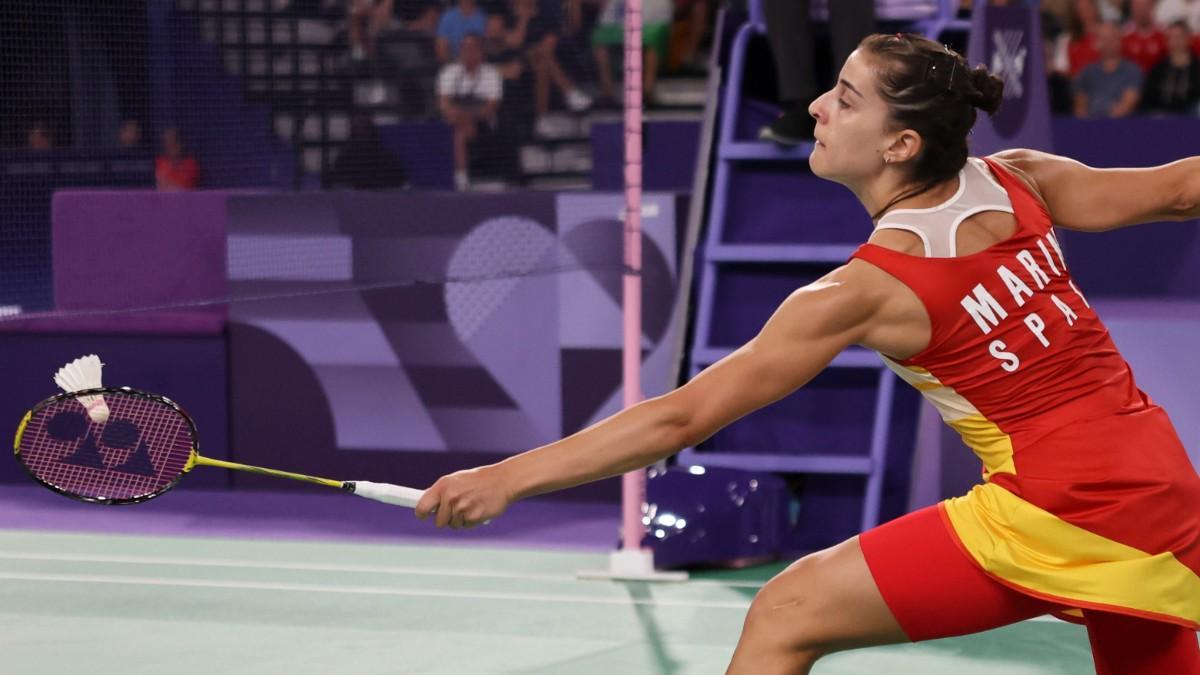 Carolina Marín, durante los pasados Juegos Olímpicos