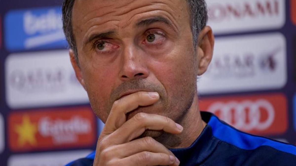 Luis Enrique no quiso señalar a nadie en la derrota ante el Espanyol