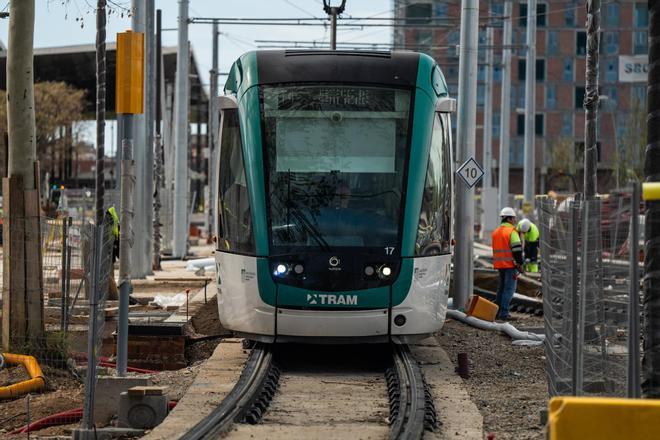 La T6 del tranvía de Barcelona interrumpirá su servicio durante dos días por trabajos de mantenimiento