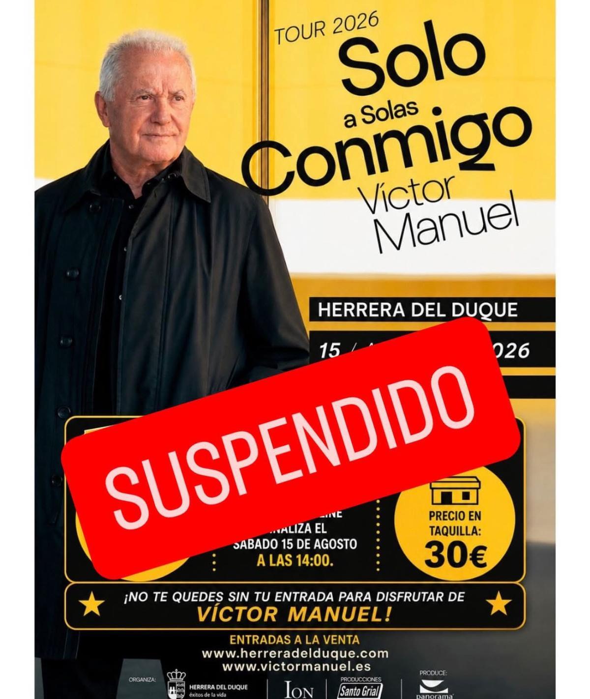 Cartel del concierto.