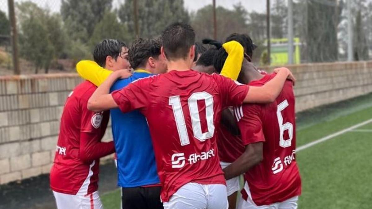 Murcia Promises celebra una victoria.