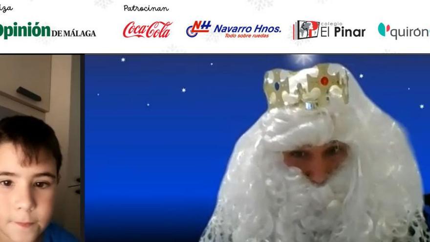 La «Videollamada Mágica» reúne a más de 220 niños y niñas para hablar con Papá Noel y un Rey Mago