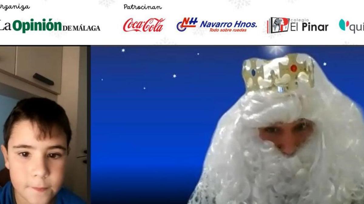 La «Videollamada Mágica» reúne a  más de 220 niños y niñas para hablar con Papá Noel y un Rey Mago