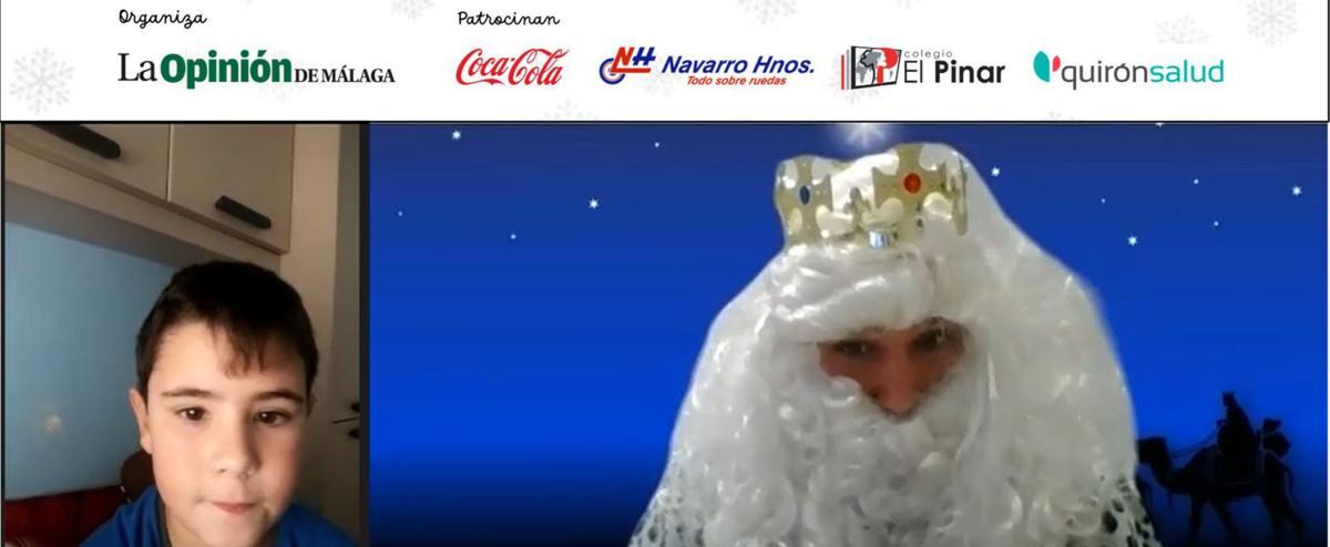 La «Videollamada Mágica» reúne a más de 220 niños y niñas para hablar con Papá Noel y un Rey Mago