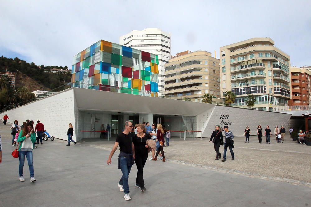 Jornada de puertas abiertas en el Pompidou Málaga por su primer aniversario
