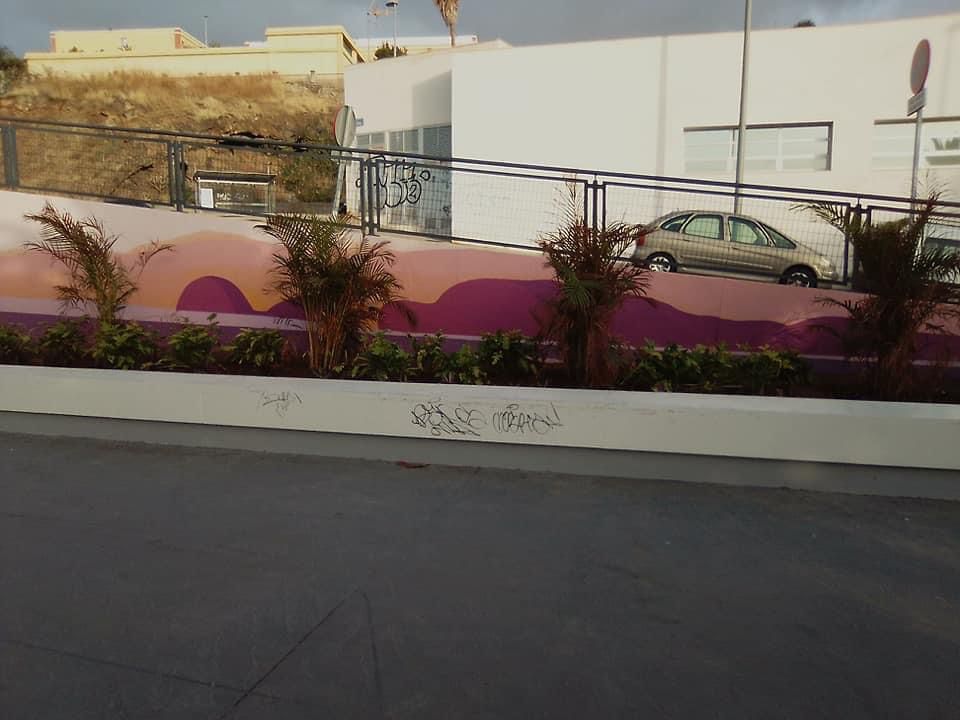 Actos vandálicos en Santa Cruz de Tenerife