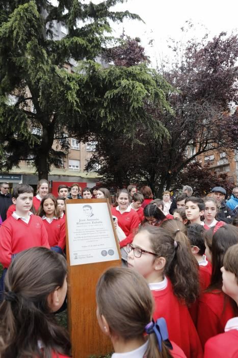 Inauguración del parque José Antonio Roncero en Gijón