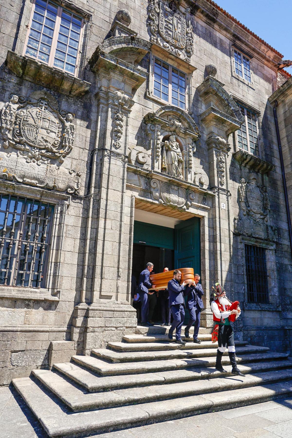 Acto de homenaje a Justo Beramendi en el Museo do Pobo Galego