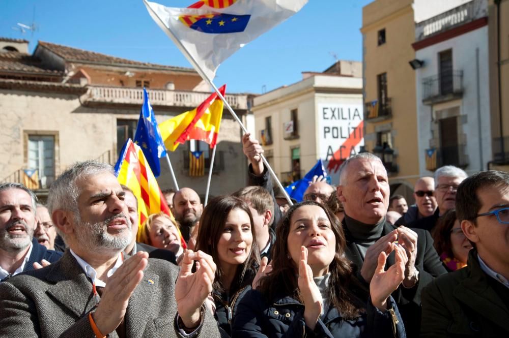 Ciutadans amb Inés Arrimadas fan un acte de partit a Amer