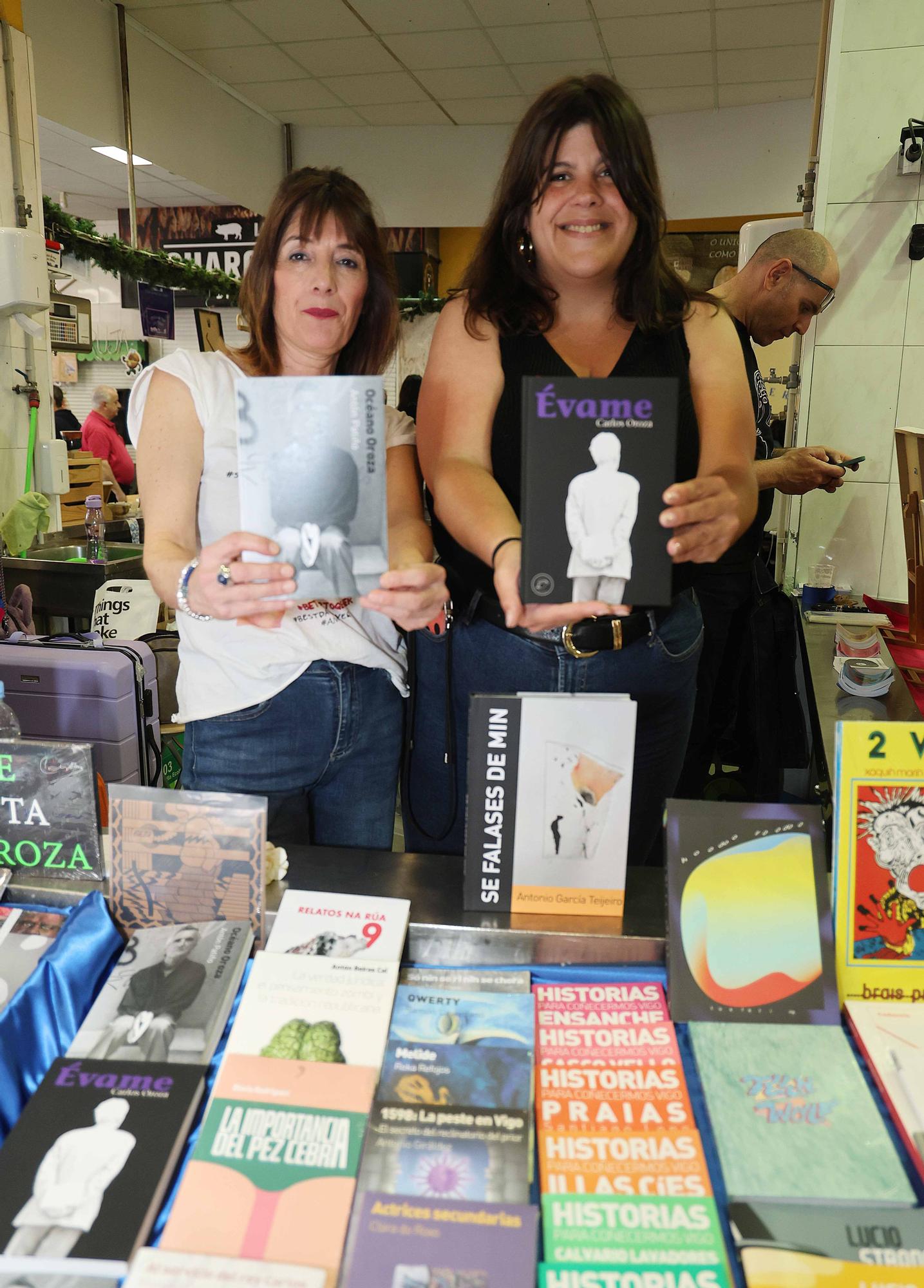 Celebración del Mercado de Arte en la plaza de abastos de O Calvario