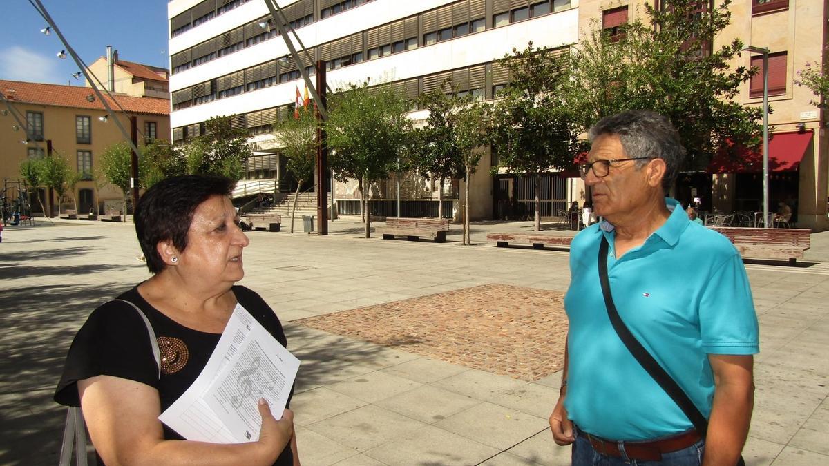 Mari Cruz Hernández y Daniel Pascual.