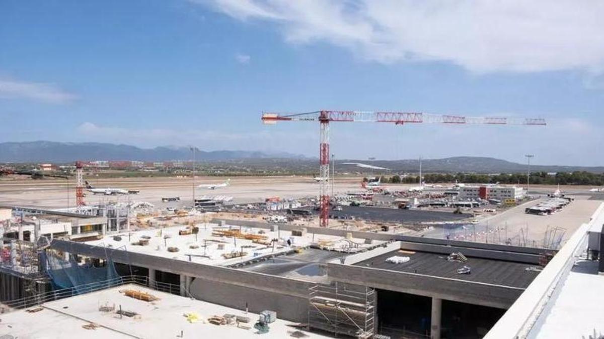 Der Umbau am Terminal A ist noch im Gange.