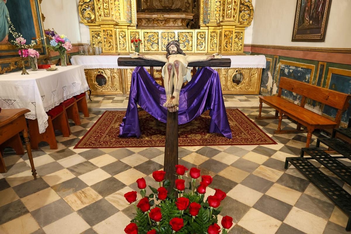 Estado actual del Cristo.