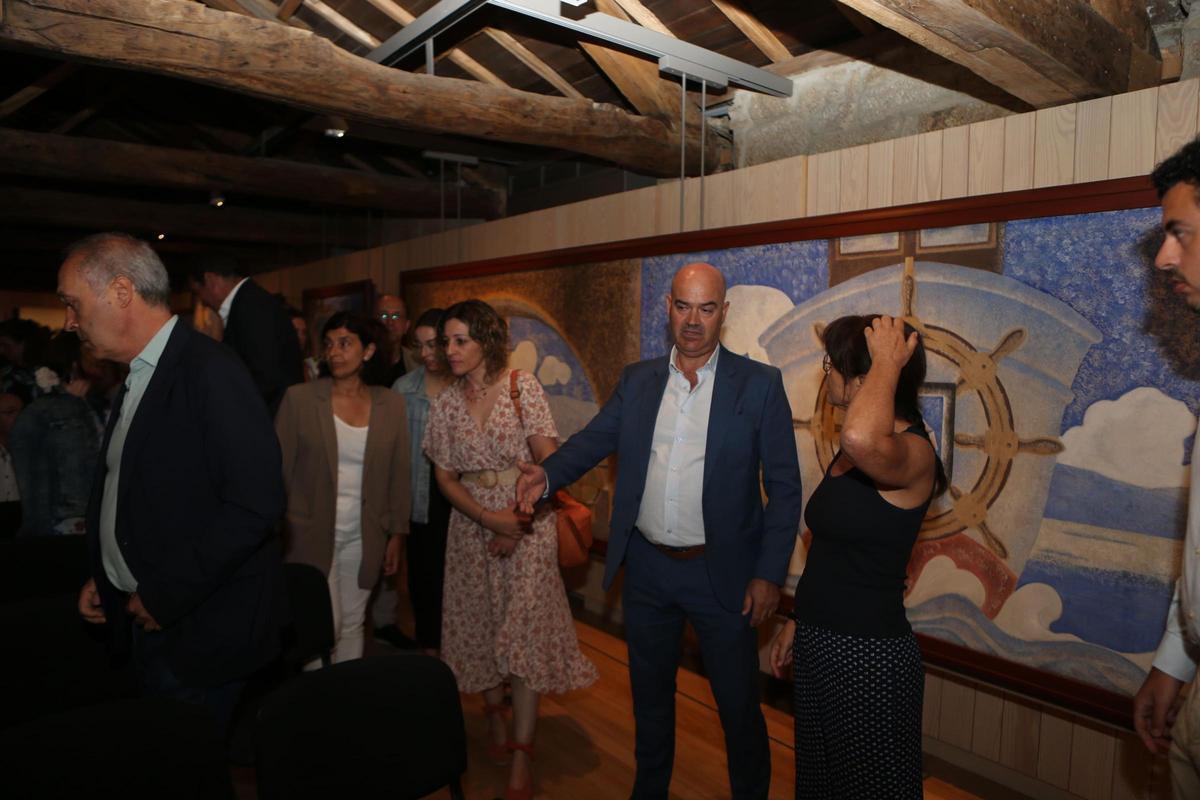 La inauguración de los espacios rehabilitados del Museo Massó de Bueu