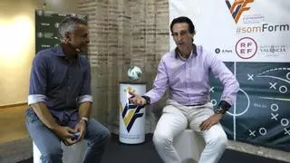 Emery y Escribá inauguran en el curso de entrenadores de la FFCV