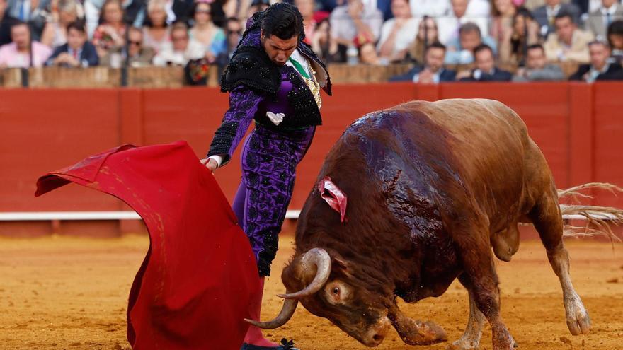 Morante de la Puebla en la Feria de Abril en Sevilla.