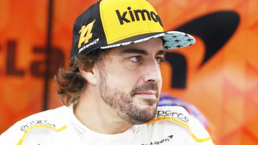 El piloto de McLaren-Renault, Fernando Alonso.