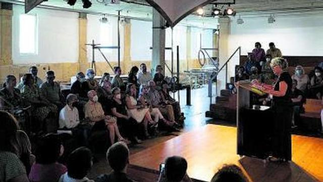 Un momento de la presentación en Los Molino