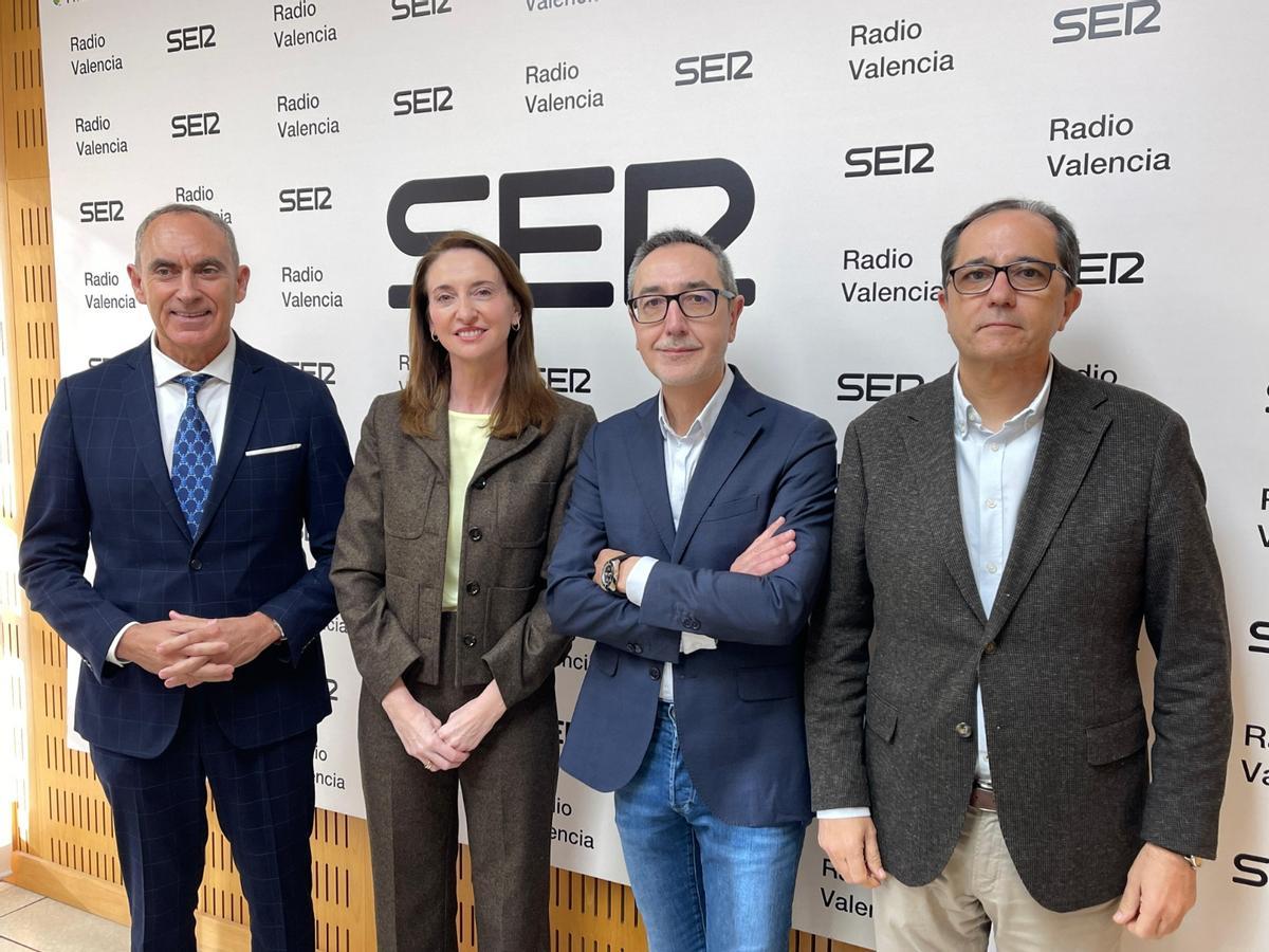 Carles Padilla, Ángeles Solanes, Francisco Ródenas y Juan Luis Gandía.