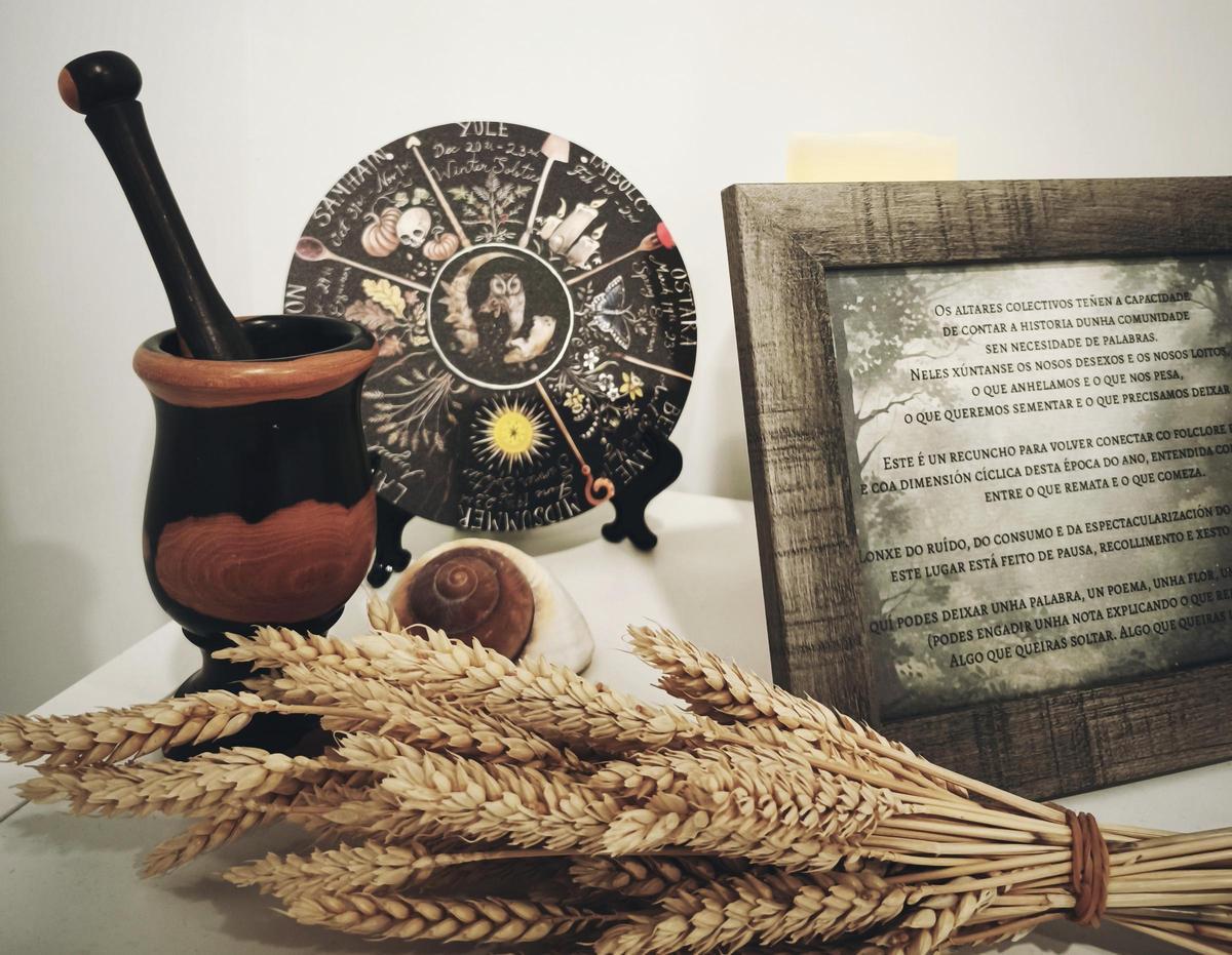 Mesa colocada en el Café UF.