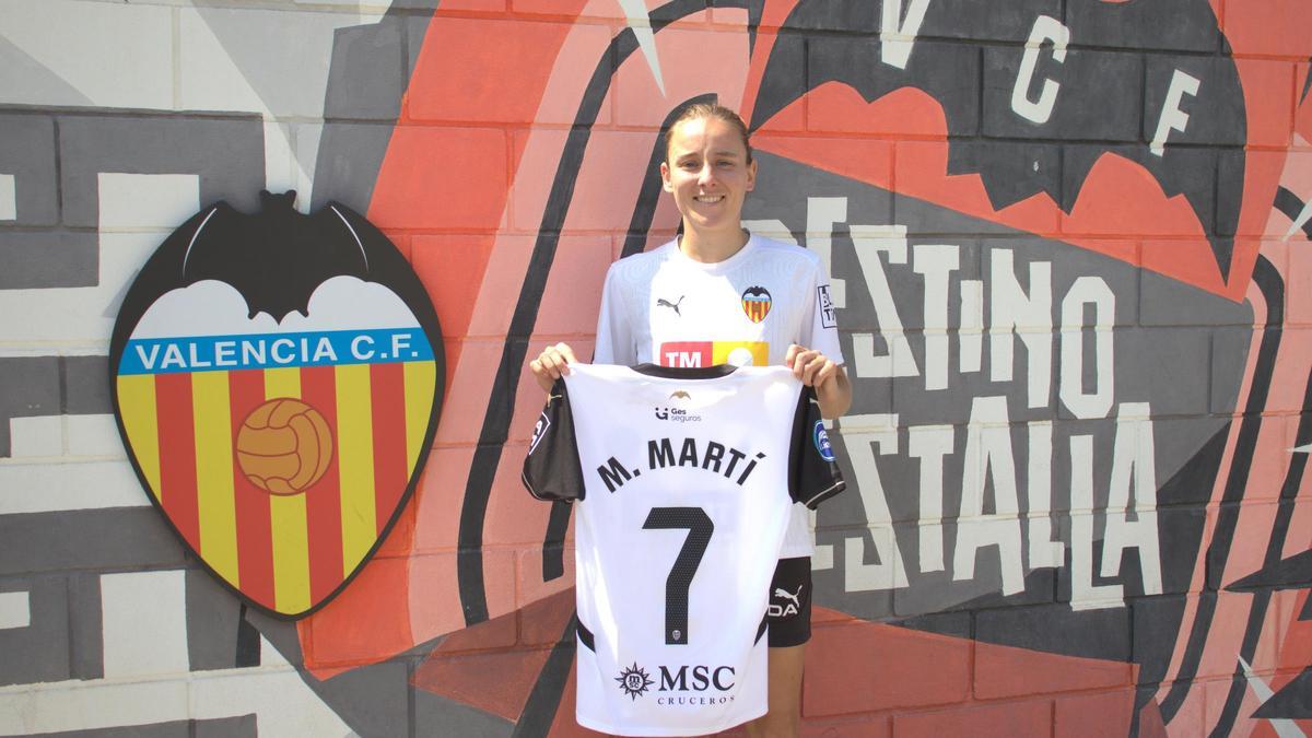 Marina Martí, jugadora del Valencia CF.