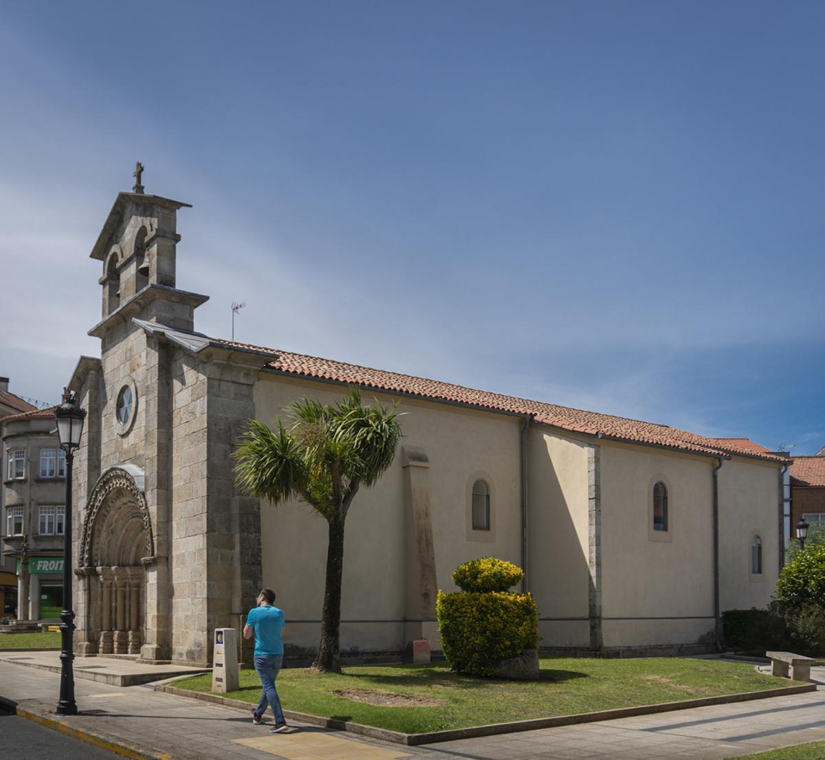 Iglesia en Melide, Galicia.