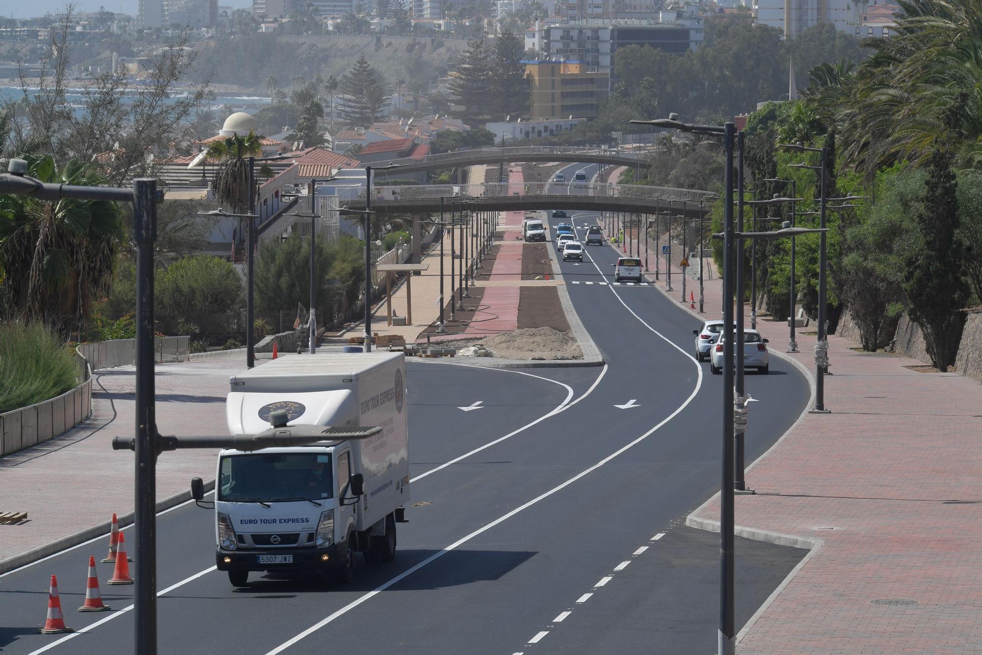 Obras en la carretera de San Agustín