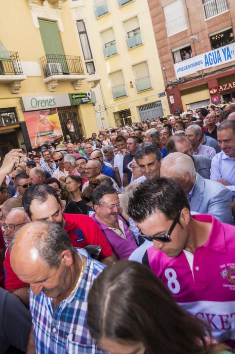 Tensión en la protesta de los agricultores