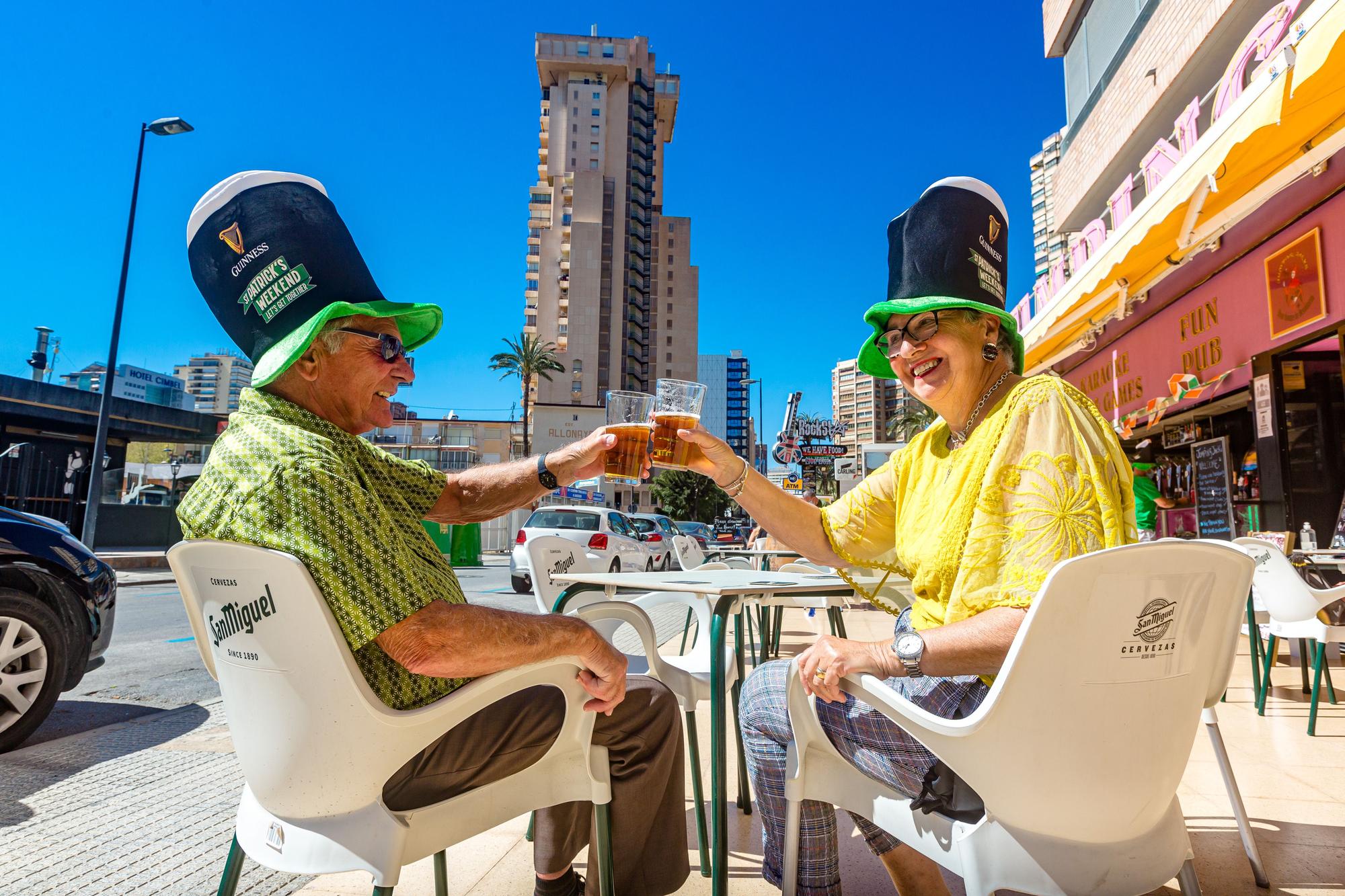 Celebración de St Patrick's Day en Benidorm