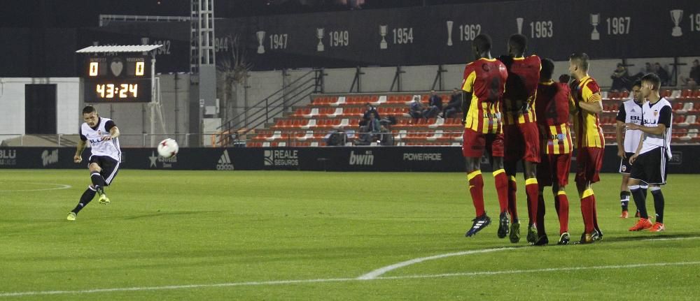 Valencia Mestalla - Lleida, en imágenes