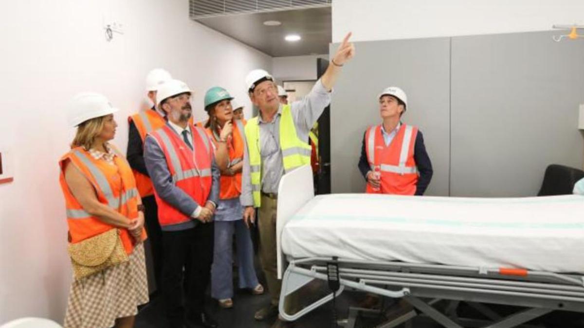 Lambán visitó hace apenas un mes las obras del hospital de Alcañiz | ADIF