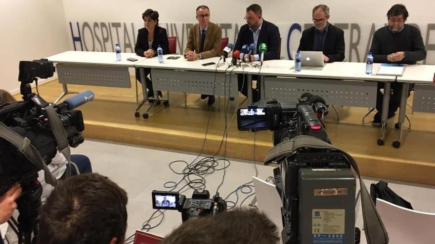 La rueda de prensa del presidente tras confirmarse el primer caso en Asturias