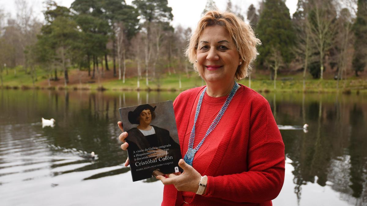 Isabel Peleteiro presenta su libro sobre el Cristóbal Colón gallego.