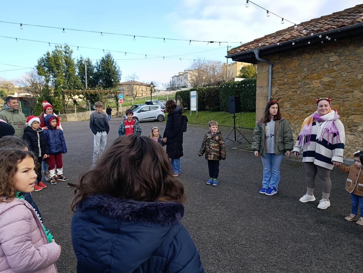 Así se vivieron las campanadas infantiles en Valdesoto